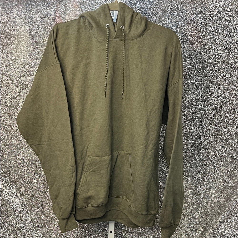 Hanes Olive Green Hoodie